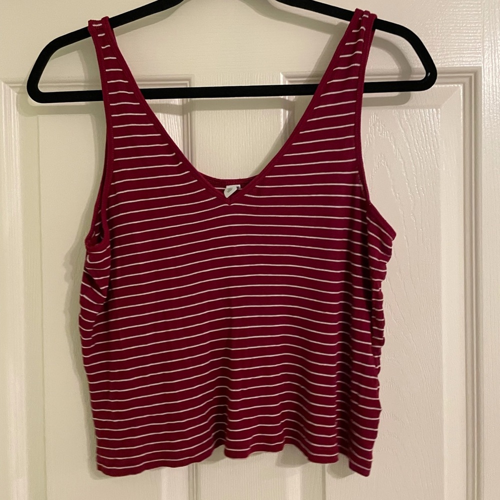 Cropped flowy  tank